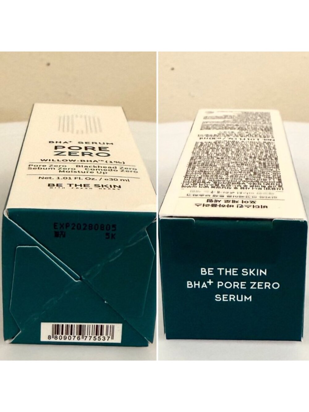 Be The Skin BHA Plus Pore Zero Serum Willow BHA 1 Percent 30 ml K Beauty - Picture 4 of 9